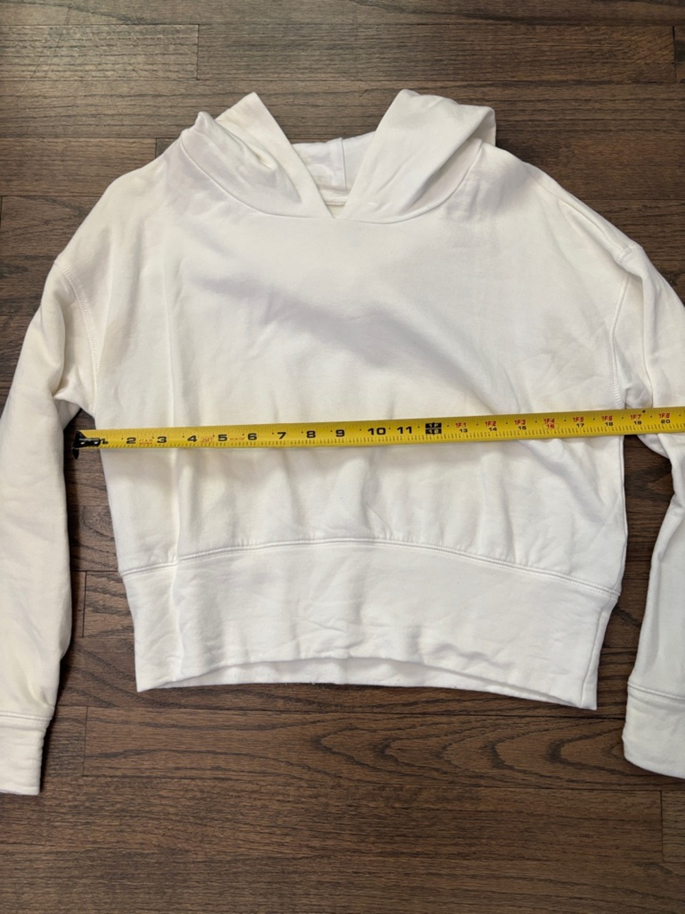 Elegant white Women's Hoodie - Picture 11 of 11